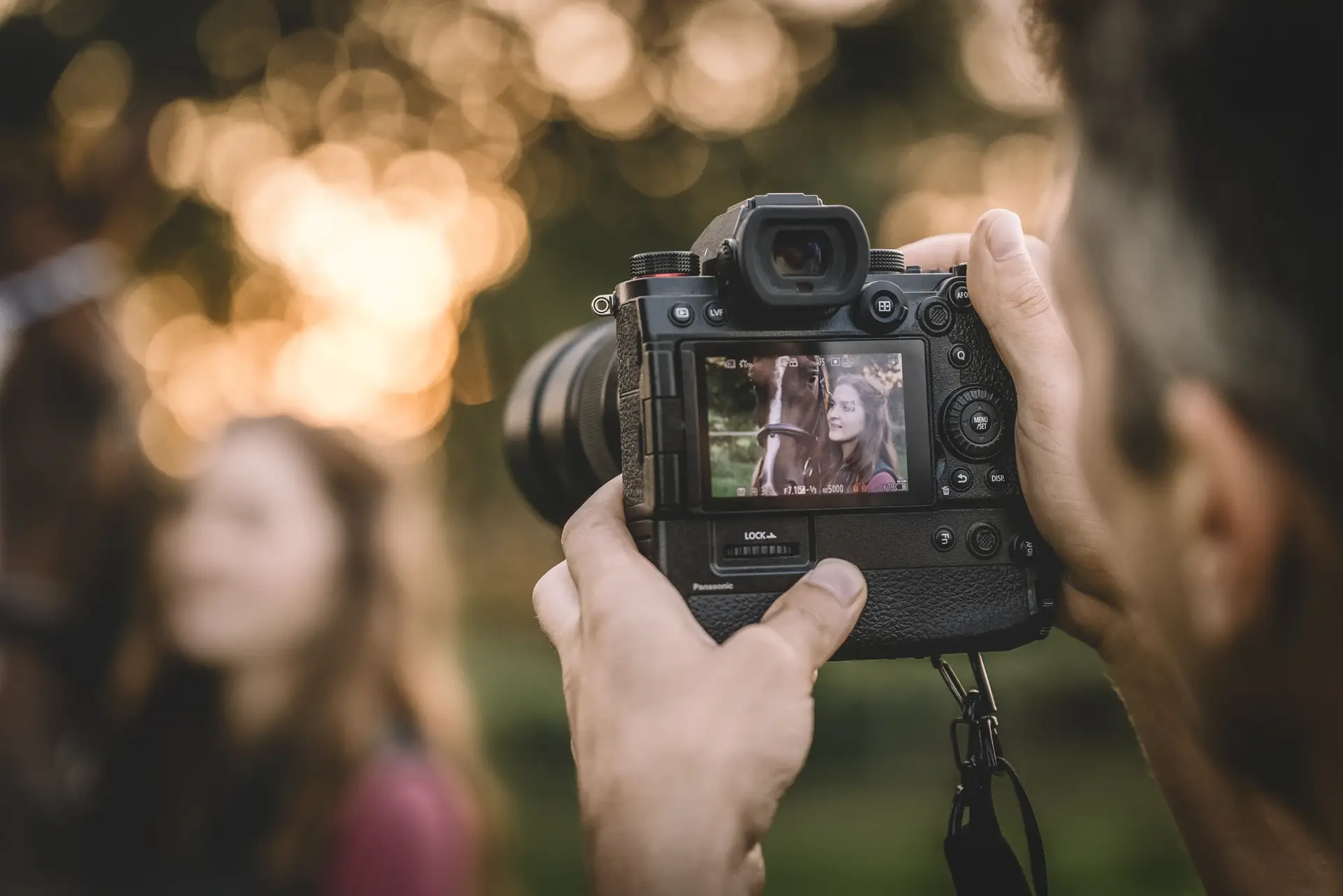 Double-Shooting 9 double shooting pferd zwei fotografen gross