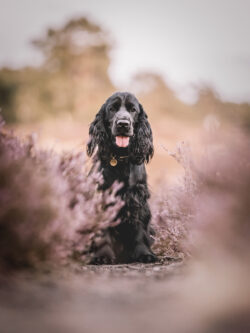 Ada bei Sonnenuntergang in der Heide 1